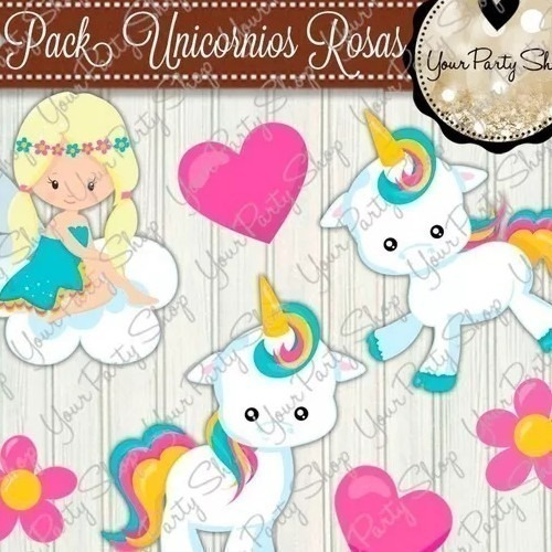 Pack Unicornios Png Imprimible