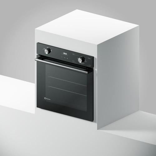 Horno Convección Negro Empotrable A Gas Electrolux 80l Effic