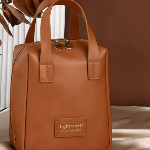 Bolso De Viaje Retro De Cuero Pu