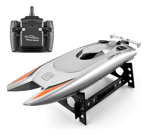 Motor Rc Barco Modelo De Alta Velocidad De Plata 1 Batería
