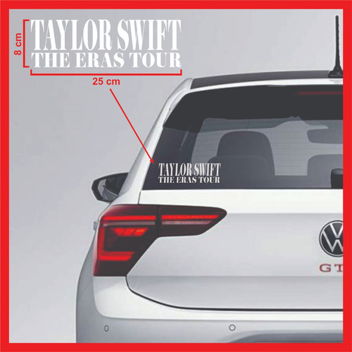Calco Sticker Logo Taylor Swift The Eras Tour Auto Notebook