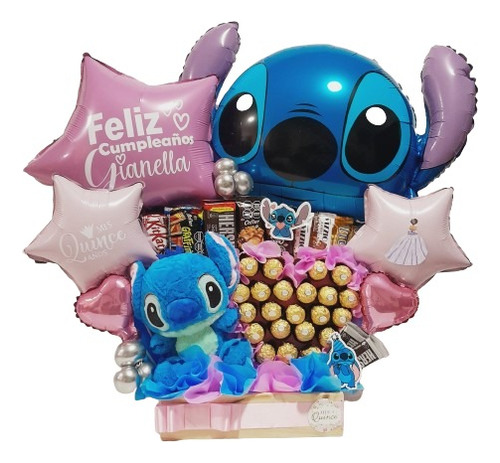 Regalo Sorpresa Globos Y Golosinas Cumpleaños 