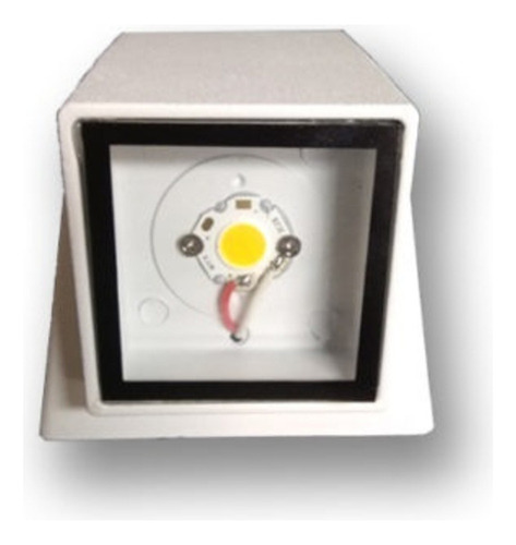 Aplique Pared C/luz Led Cob 2*3w  Bidireccion Plata Wall_252