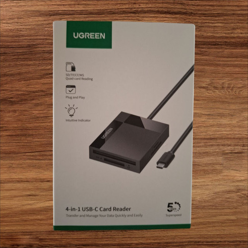 Card Reader Externo Usb-c Portable Compact Flash Memorias
