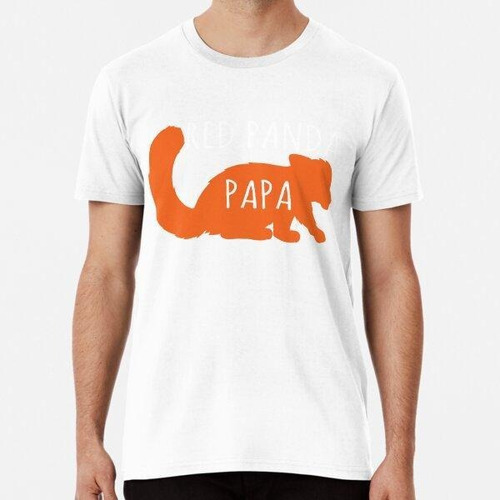 Remera Animal Lover Dad Gift T Shirt - Red Panda Papa Algodo