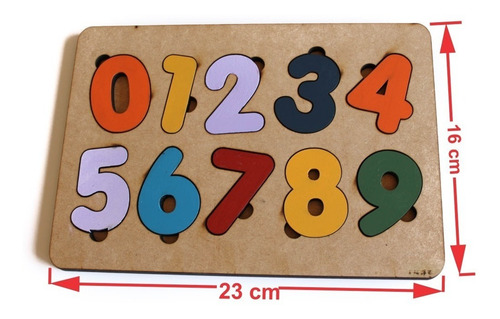 Imagem 4 de 5 de 5 Brinquedo Tabuleiro Encaixe Educativo Pedagógico Mdf