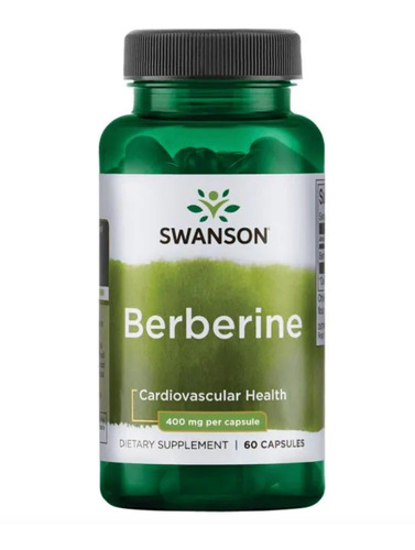 Swanson Berberine 400 Gr, 60 Caps, Envío Gratis 