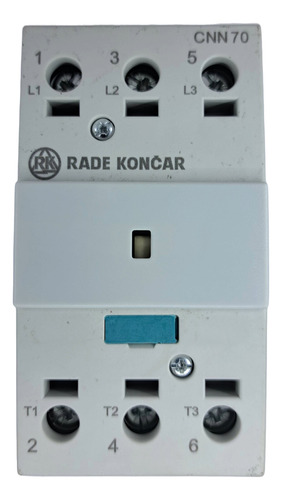 Contactor Cnn 70 Rade Koncar 65a 440v/60hz