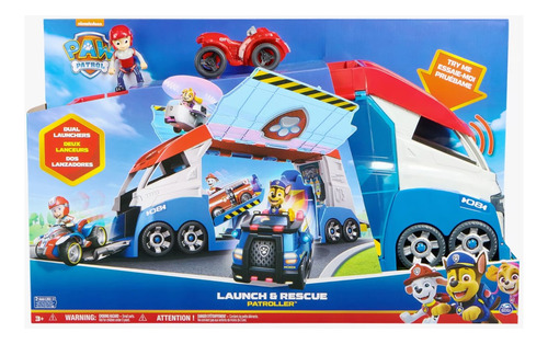 Vehiculo Paw Patrol Transformable 6069338 Color Azul