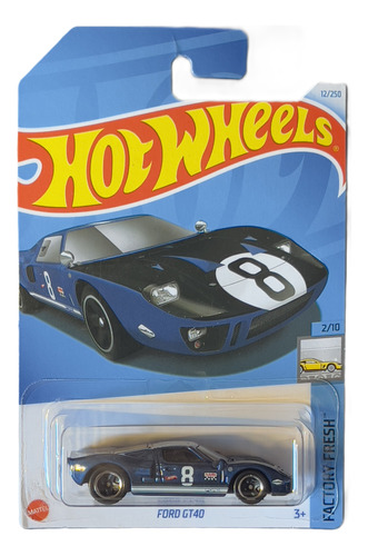 Hot Wheels Ford Gt40 Factory Fresh Htd34