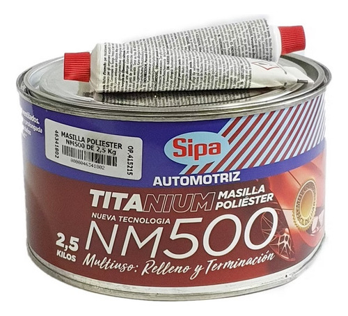 Masilla Poliéster Nm500 500 Grs Sipa