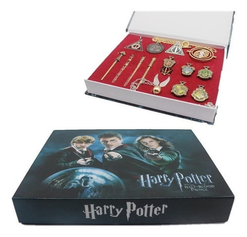 Juego De Insignias De Collar Con Varita De Harry Potter, Reg