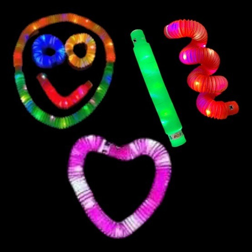 Kit Carnaval Bloquinho Folia Festa Led Neon Luzes Adereços