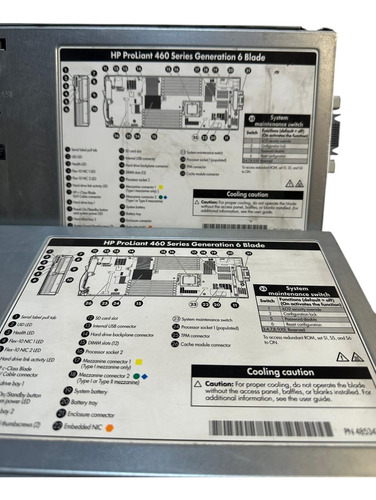 Dos Servidores Hp Blade Proliant 460 Intel Xeon Ddr3 (Reacondicionado)