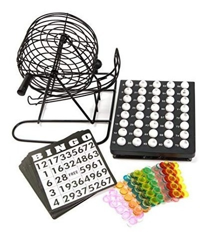 Imagen 3 de 7 de Bingo Set De Metal Con Bolilleros Neo Para Reuniones