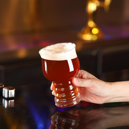 Hijiad, Juego De Vidrio De Cata De Cerveza: Incluye 4 Tazas