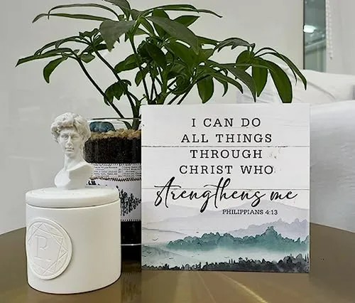 Caja Inspiradora: Versículo Filip 4:13, Decoración Mesa