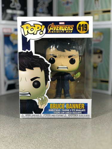 Funko Pop Avengers Banner Hulk Head 419 Original Nuevo