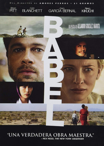 Babel Brad Pitt  Gael Garcia Película Dvd