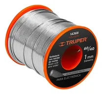 Comprar Soldadura Con Resina 1mm Estaño 60 - Plomo 40 Truper 450 G