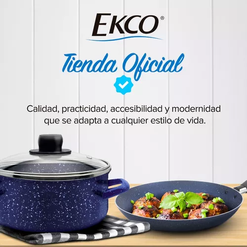 Set de Cocina Olla Express Ekco + 3 Sartenes Antiadherentes