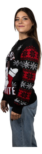 Sueter Navideño Uggly Sweater Santa Clause Feliz Para Mujer