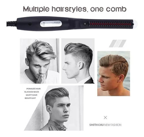 . Brush-comb, Plancha De Pelo Eléctrica, Rizador For Hombre