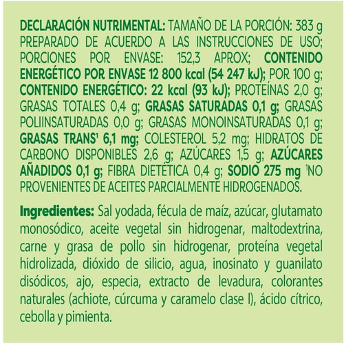 Caldo De Pollo Knorr Suiza En Bolsa 800 Gr