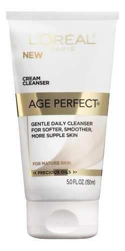 Limpiador Crema Suave L'oreal Paris Skincare Age Perfect Tipo De Piel Todo Tipo De Piel