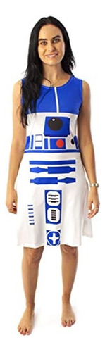 Disfraz Vestido Mujer Star Wars R2d2, Talla M
