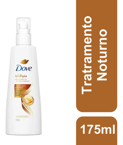 Leave In Tratamento Noturno Nutrição 175ml Dove