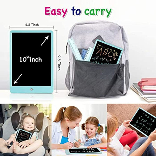 Tableta De Escritura Lcd 10 Pulgadas Bloc Dibujo For Niños