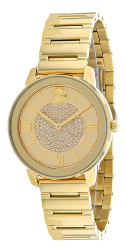 Reloj Movado Para Mujer 3600659 De Cuarzo Tono Dorado En