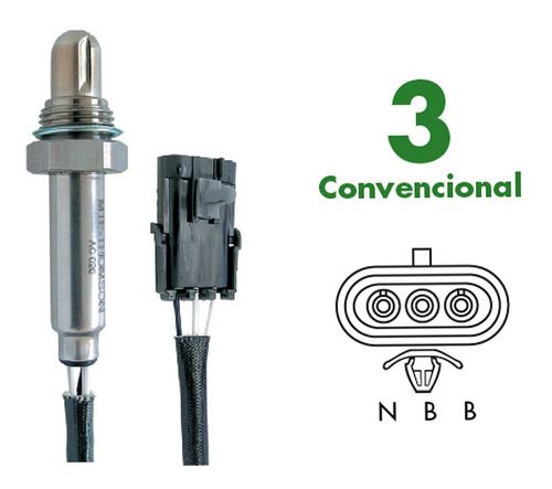 Sensor Oxigeno Mte-thomson Para Caravan 2.5l 3.0l 1987-1988