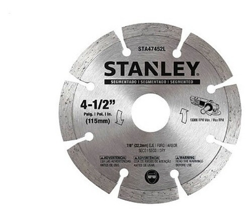 Disco De Corte Segmentado (4-1/2 PuLG 115mm) - Stanley