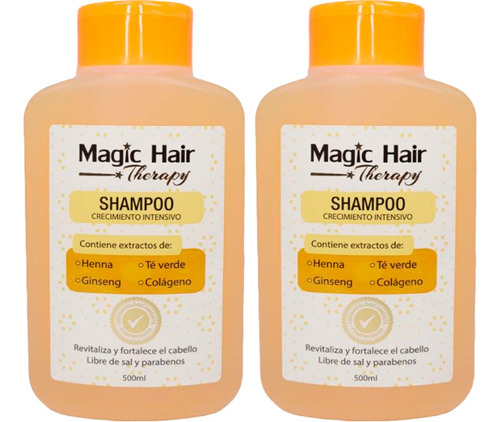 2 Shampoo Crecimiento Intensivo - mL a $75