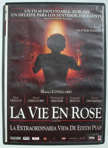 Dvd - La Vie En Rose - Edith Piaf - Marion Cotillard