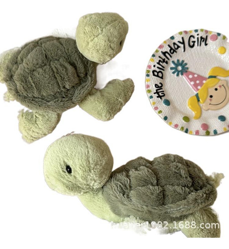 Brinquedo De Pelúcia Squishy Turtle Cream Com Pelúcia Macia