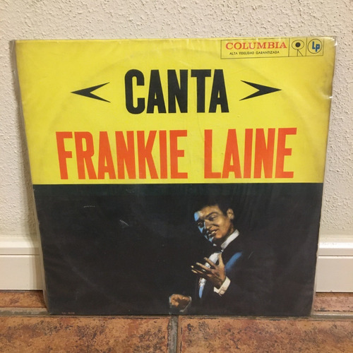 Antiguo Vinilo Lp Canta Frankie Laine - Sello Cbs Records