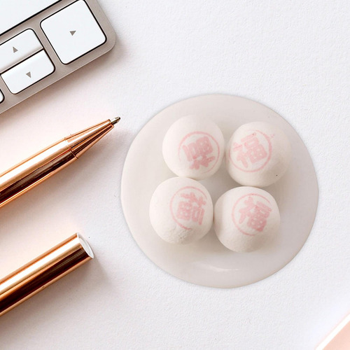 4x Casa De Muñecas Postres Chinos Juegos De Imaginación Fu