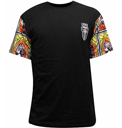 Crooks & Castles Bishop - Camiseta Para Hombre, Color Negro