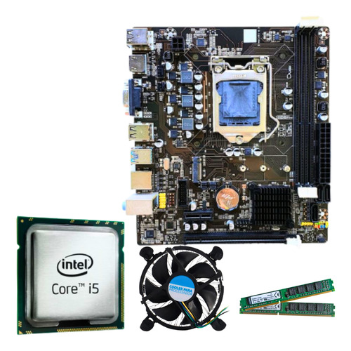 Kit Upgrade I5 3470 Placa H61 16gb Ddr3 Fonte 500w