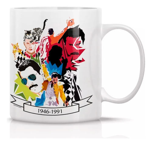 Tazón/taza/mug Freddie Mercury Banda Musical Queen 113