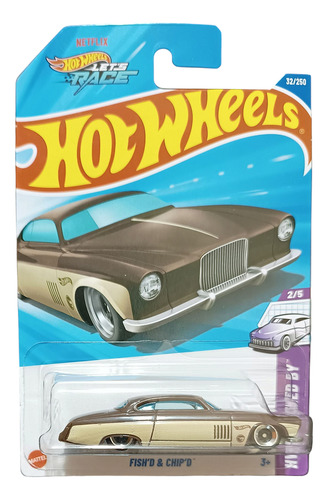 Hot Wheels Fish'd & Chip'd Treasure Hunt Th Serie Básicos Hw Marrón Oscuro