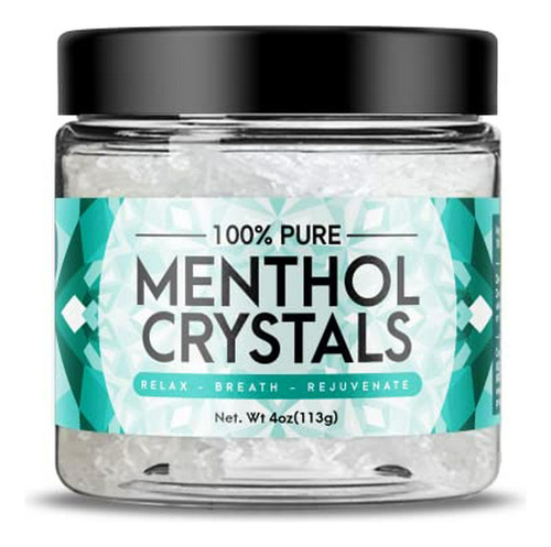 Cristales De Mentol Puro, 100% Natural, Para Aromaterapia (4