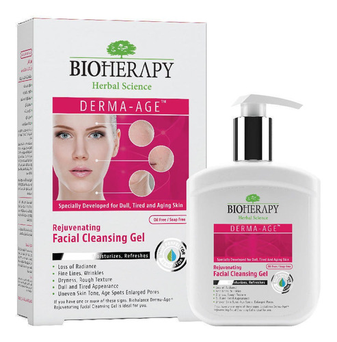 Bioherapy-gel Limpieza Facial Derma Age-piel Cansada Tipo de piel Normal