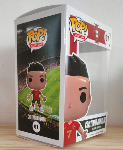 Custom Funko Pop Personalizado Cristiano Ronaldo Cr7 Portuga