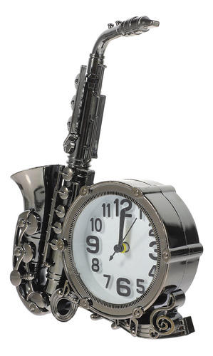 Reloj Despertador Retro Con Forma De Saxofón Para Decoración