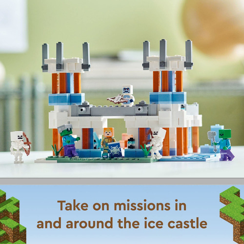 Set De Juguetes De Construcción Lego Minecraft The Ice Castl