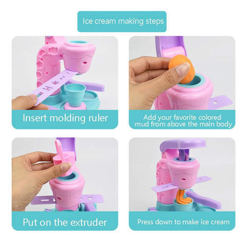 K A Molde For Hacer Helados De Plastilina For Niños,